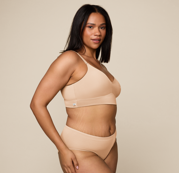 Bliss Bralette in SAGE by Lotus Tribe / Soft Fit Underband Flattering Style Super  Comfy Breathable Natural Fiber Bra for the Nature Lover 