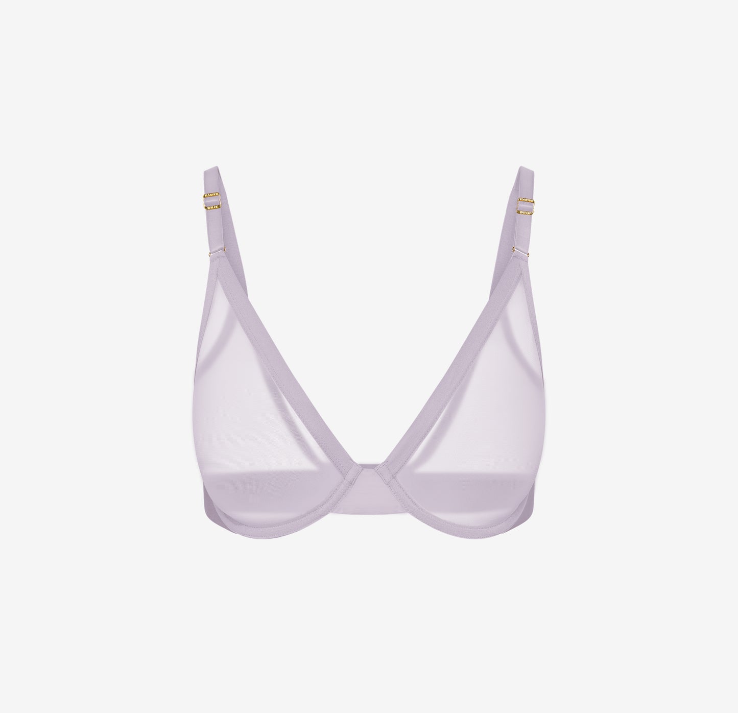 Ghost mannequin of the ComfortMesh Plunge Bra in Opal.