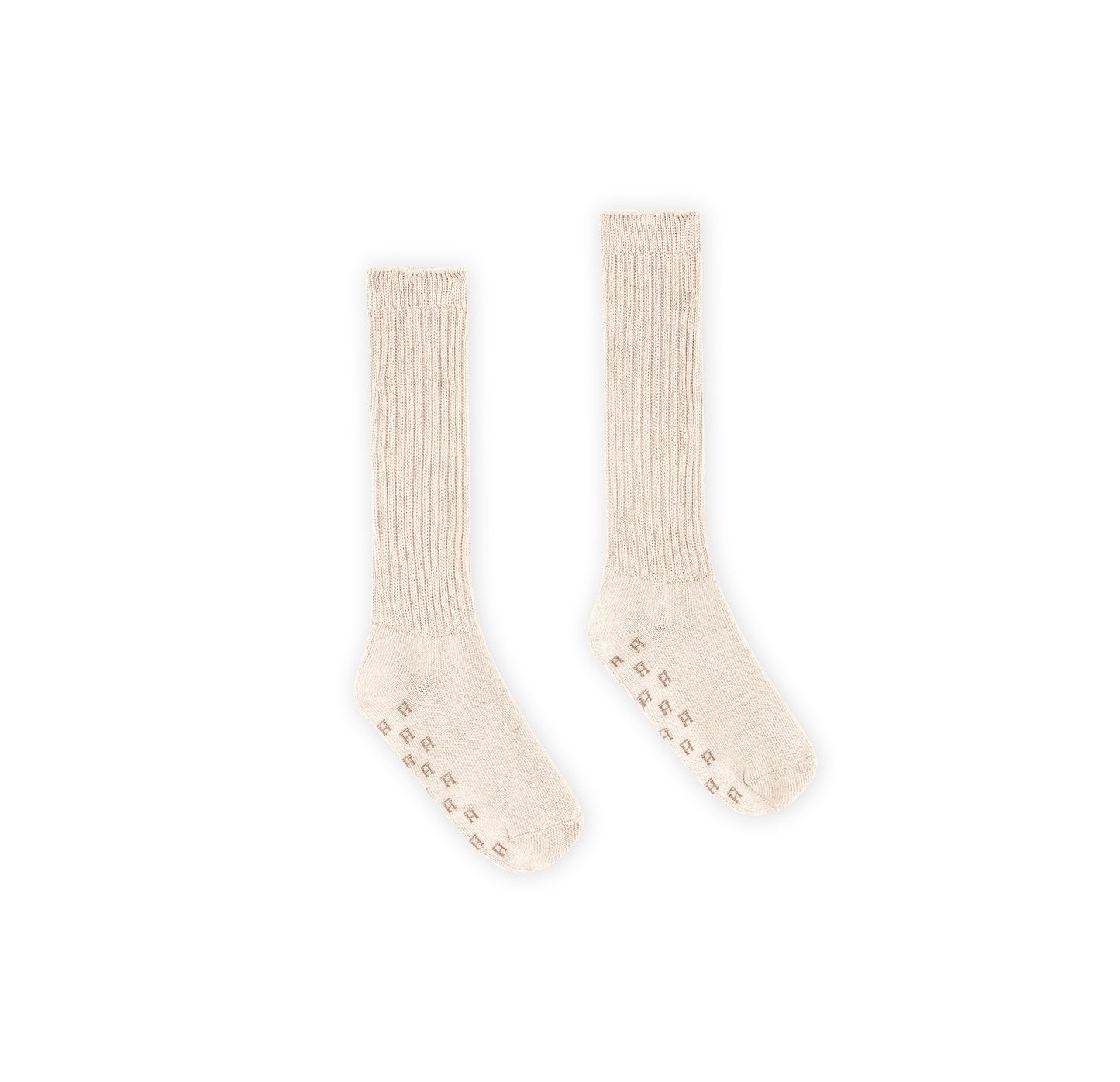 Flatlay of the Cozy Socks in Oatmeal