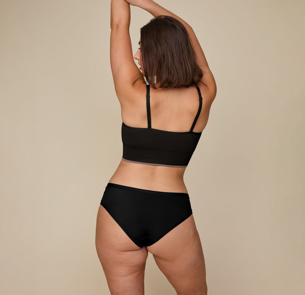 VIP★【 】Stretch Cotton Ribbed Triangle Bralette Core Rib Triangle Bralette | Only $ 36 | Organic Basics