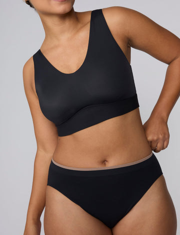 Smooth Seamless Brief - Black