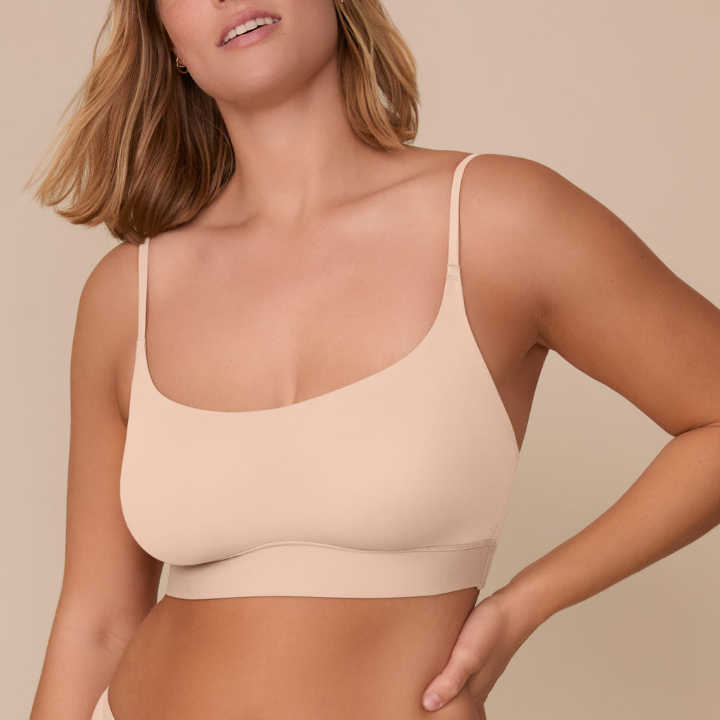 Harper Wilde Bliss Scoop Adjustable Bralette - Beige