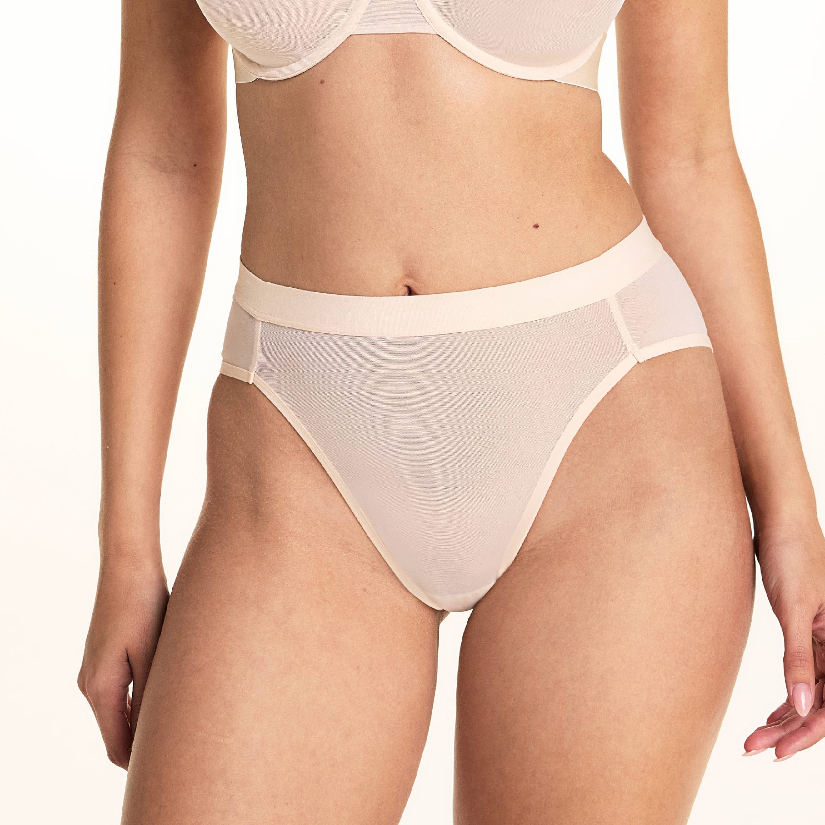 ComfortMesh™ Highwaist Brief - Pearl – Harper Wilde