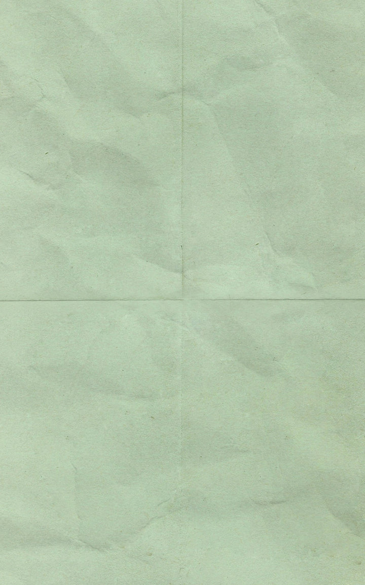 Sage green crumpled paper background