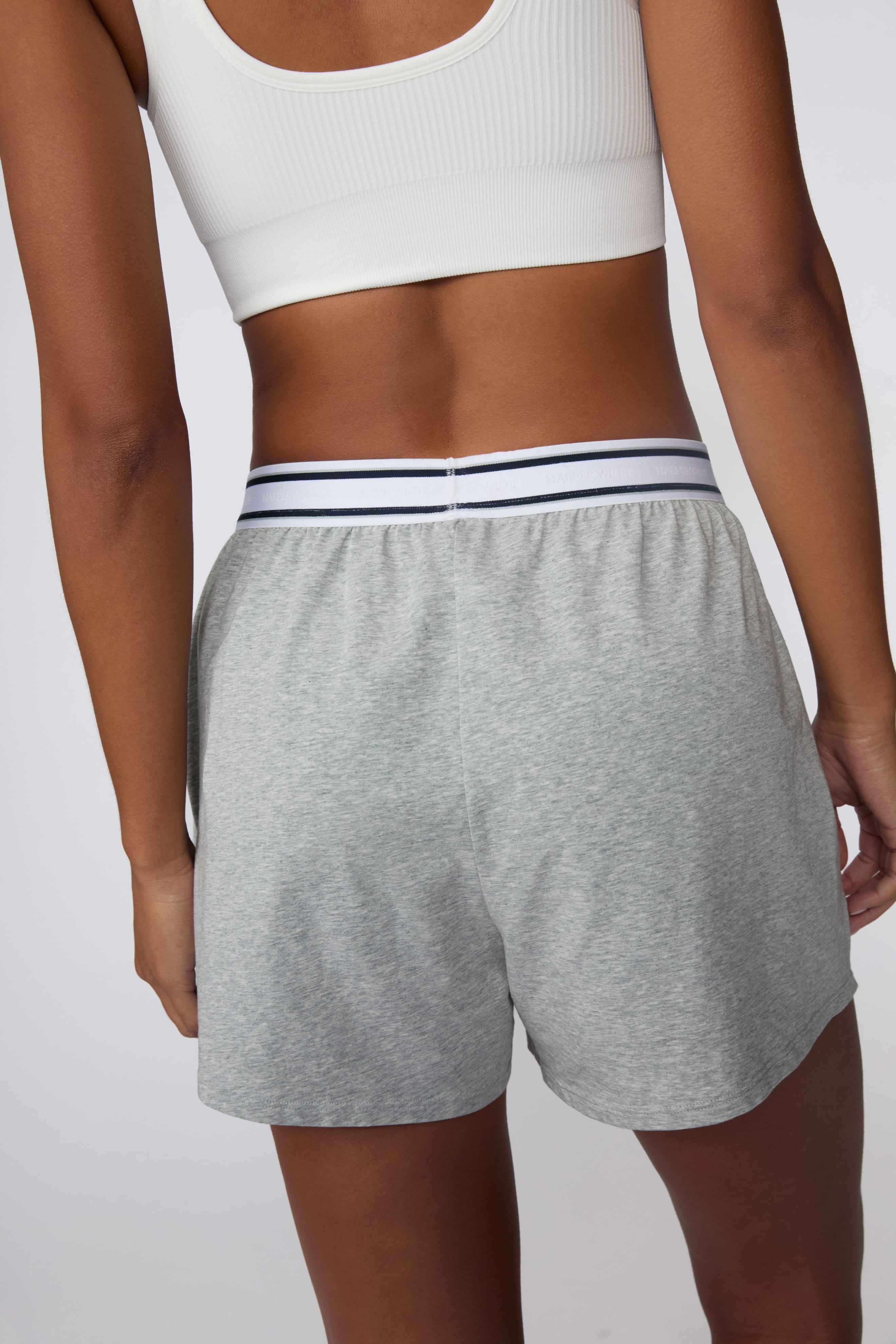 Cloud Cotton Shorts - Heather Grey – Harper Wilde