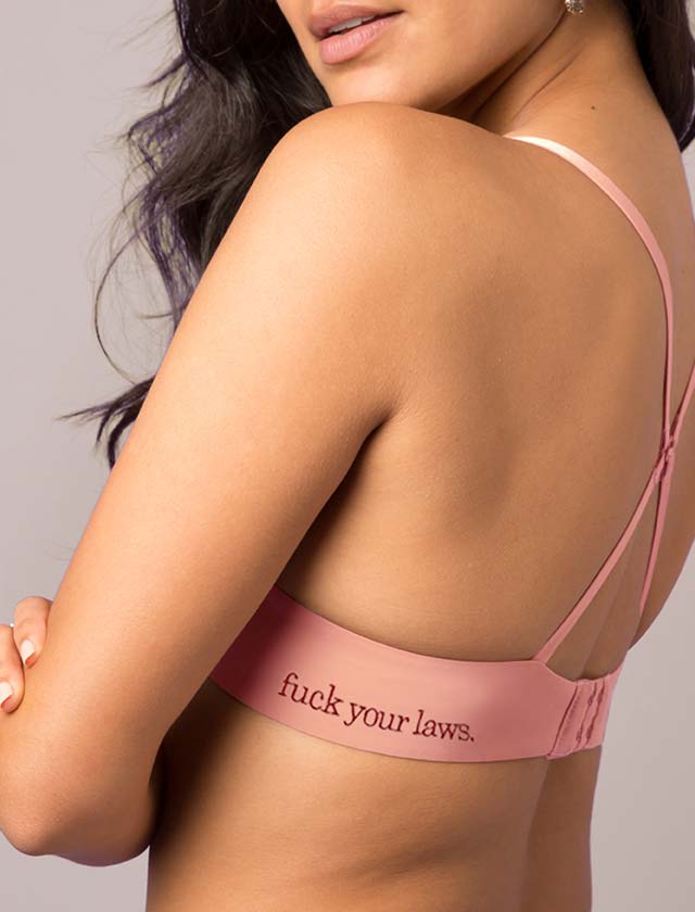 Woman wearing Limited Edition Bra