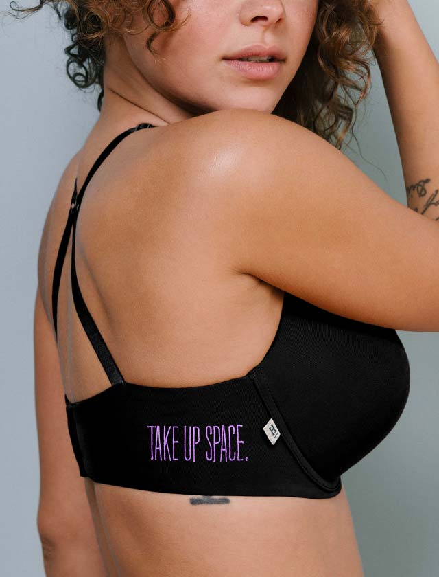 Woman wearing Limited Edition Bra