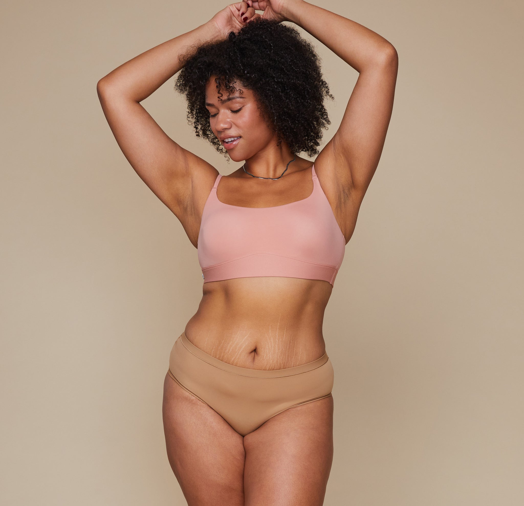 Sophisticated Chic Bralette In Dusty Rose • Impressions Online