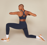 Flex high rise compressive legging with pockets in Ink