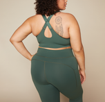  Flex high rise compressive legging with pockets in Ivy