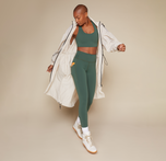 Flex high rise compressive legging with pockets in Ivy