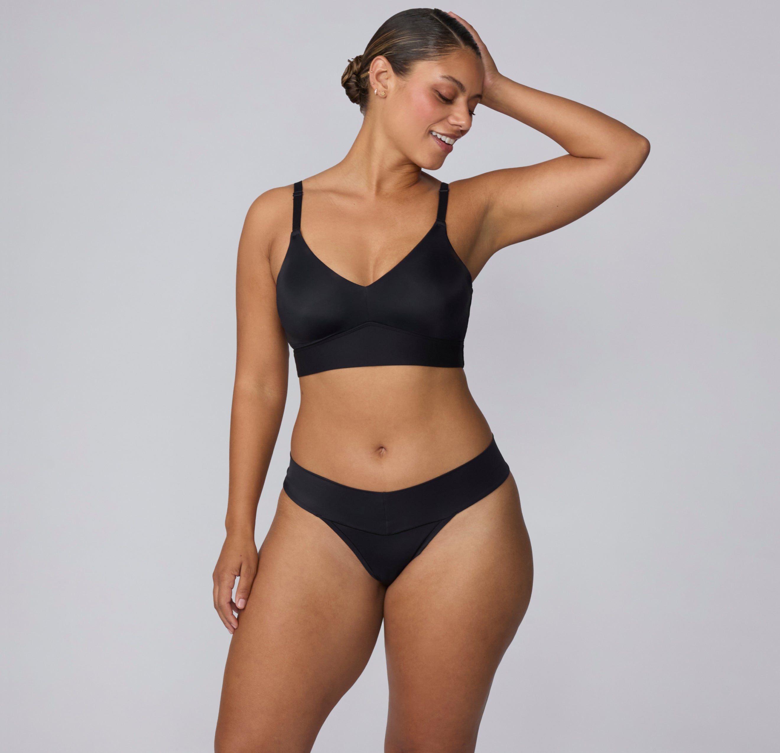 Bliss Low Rise Bikini - Black – Harper Wilde