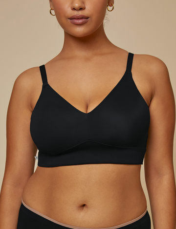 Out From Under Featherweight Triangle Bralette in Natural