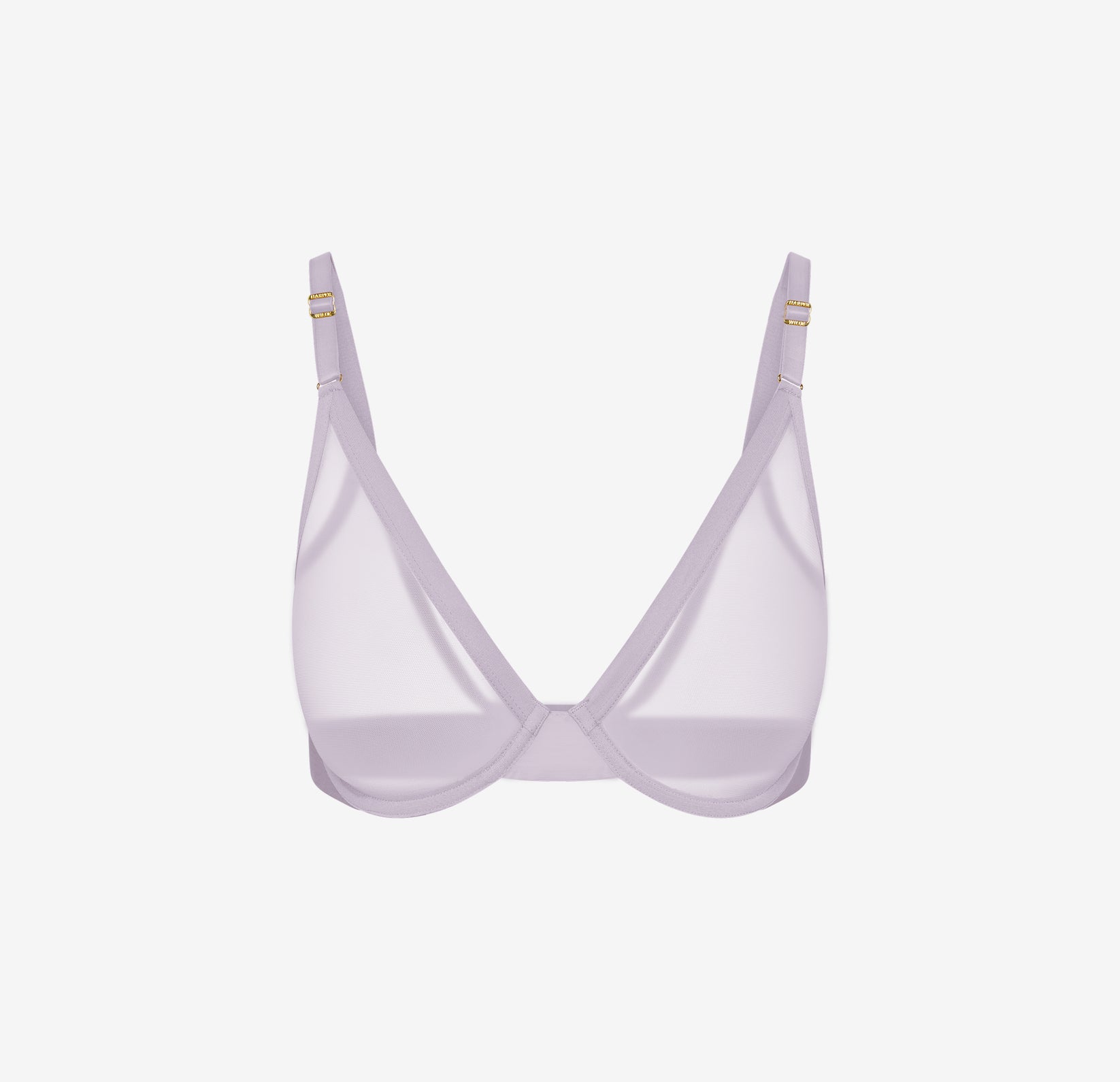 Ghost mannequin of the ComfortMesh Plunge Bra in Opal.