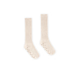 Flatlay of the Cozy Socks in Oatmeal