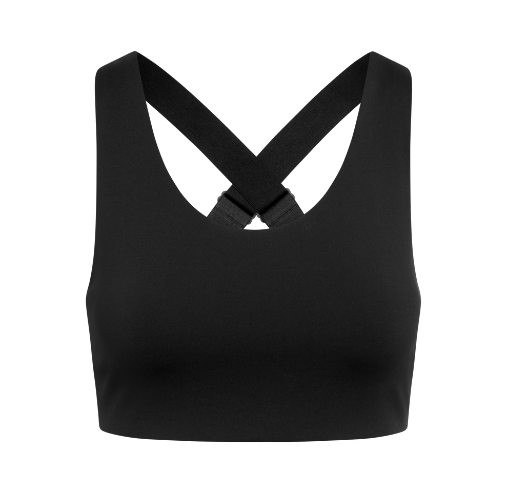 The Flex Convertible Sports Bra in Black