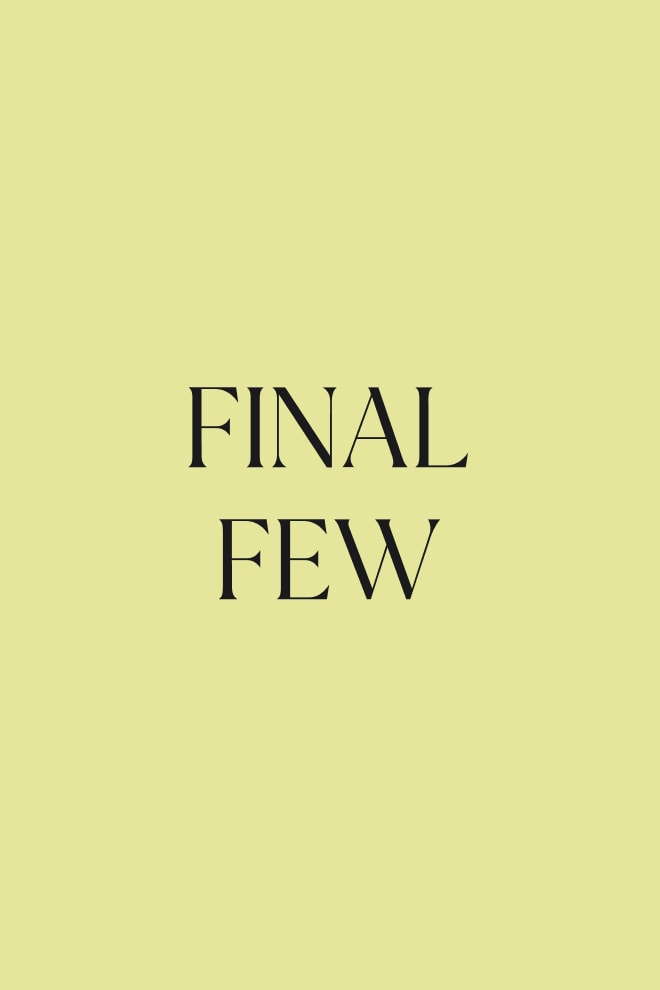 Black text on a light green yellow background that reads 'Final Few'.