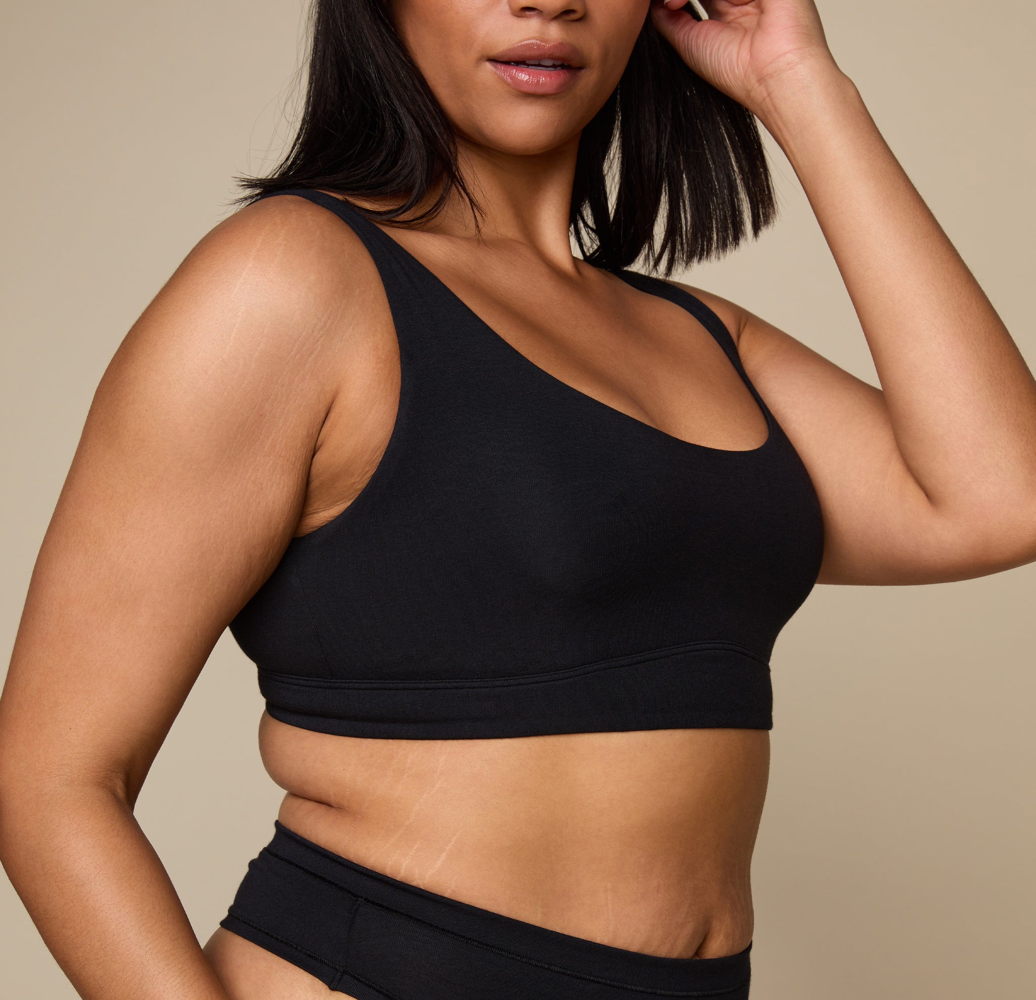 The Cotton Bralette in Black – Shades of Grey Boutique